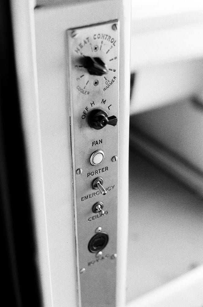 Pullman Car Cabin Panel 1950 Photography Art | Photographer David Wilson, LLC