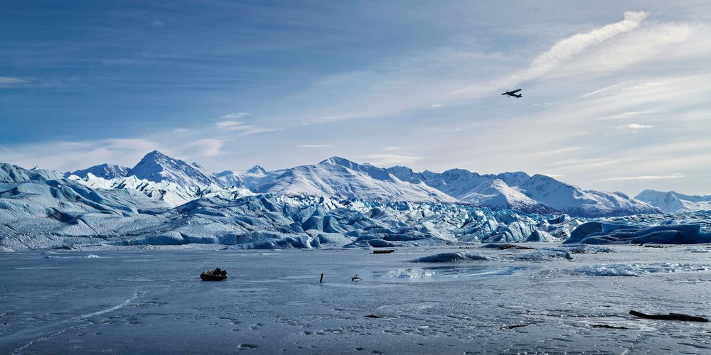 Blue Icefield Photography Art | David Plant Photography
