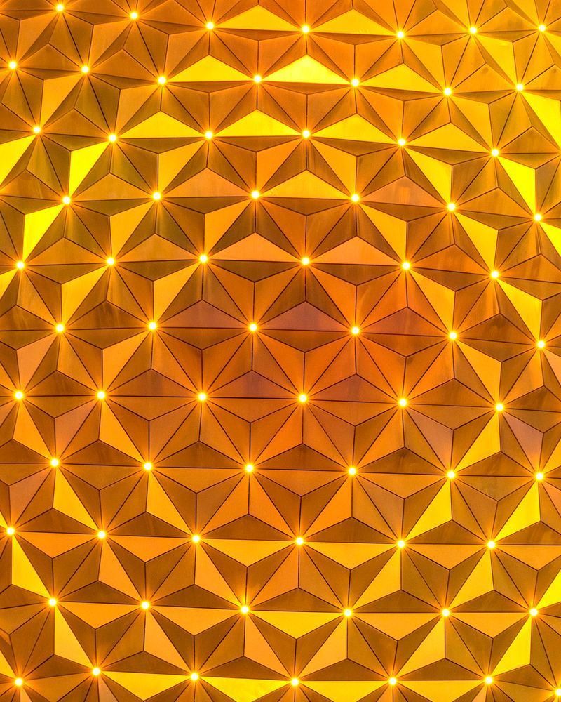 Amber Spaceship Earth - Disney Tote Bag