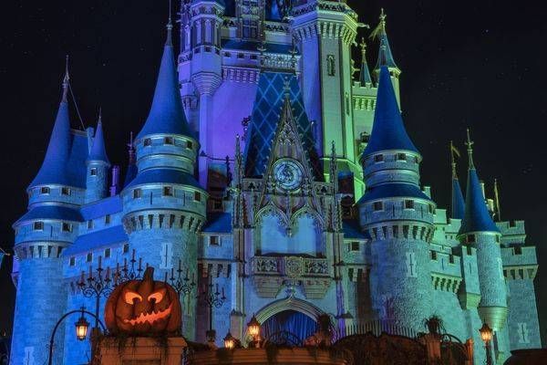Halloween Glow at Cinderella Castle - Disney Night Print