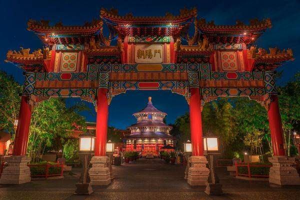 China Pavilion EPCOT Wall Art | Disney World Showcase Photography