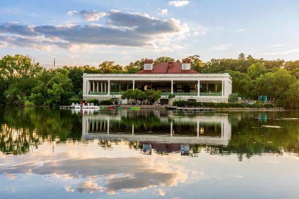 Como Lake Pavilion At Dusk Photography Art | William Drew Photography
