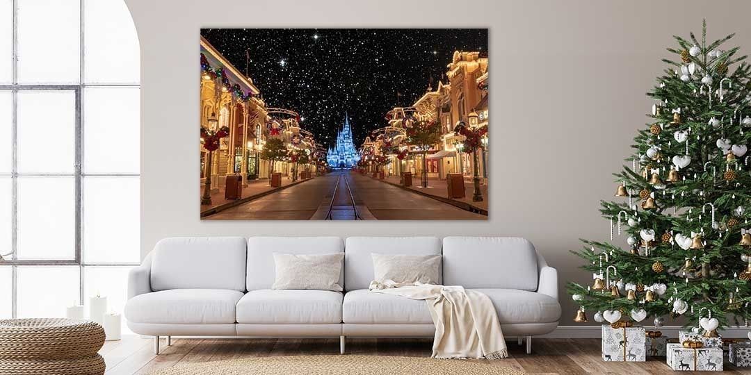 O Holy Night at Disney World - Create a Statement Wall with Disney Christmas Art