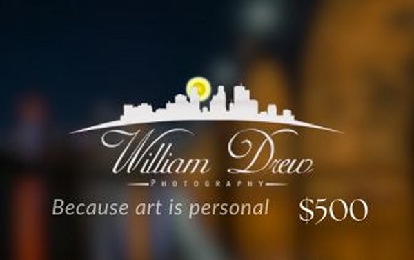 $500 William Drew Photography Digital Gift Card | Instant Email Delivery