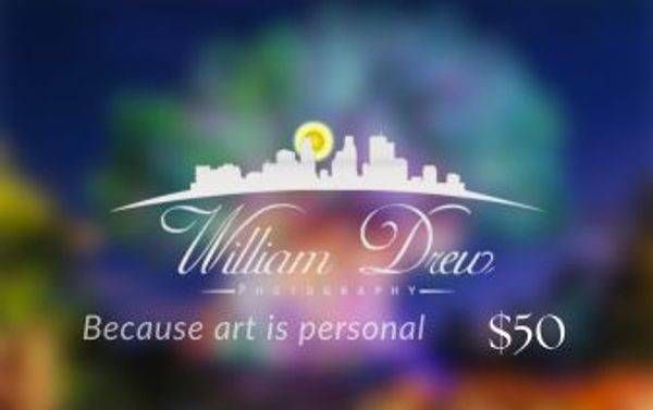 $50 William Drew Photography Disney Digital Gift Card | Instant Email Delivery