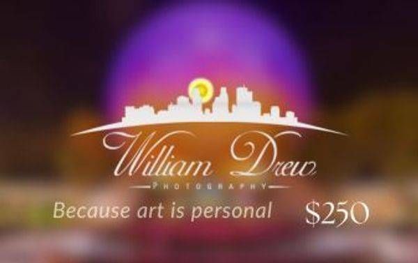 $250 William Drew Photography Digital Disney Gift Card | Instant Email Delivery