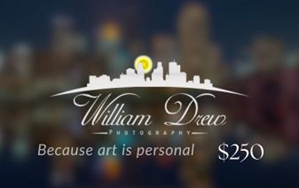 $250 William Drew Photography Digital Gift Card | Instant Email Delivery