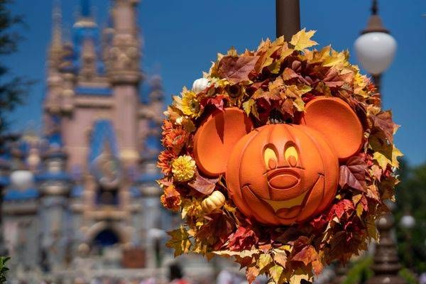 2022 Mickey Pumpkin and Cinderella Castle 2 Disney Art by William Drew Photography