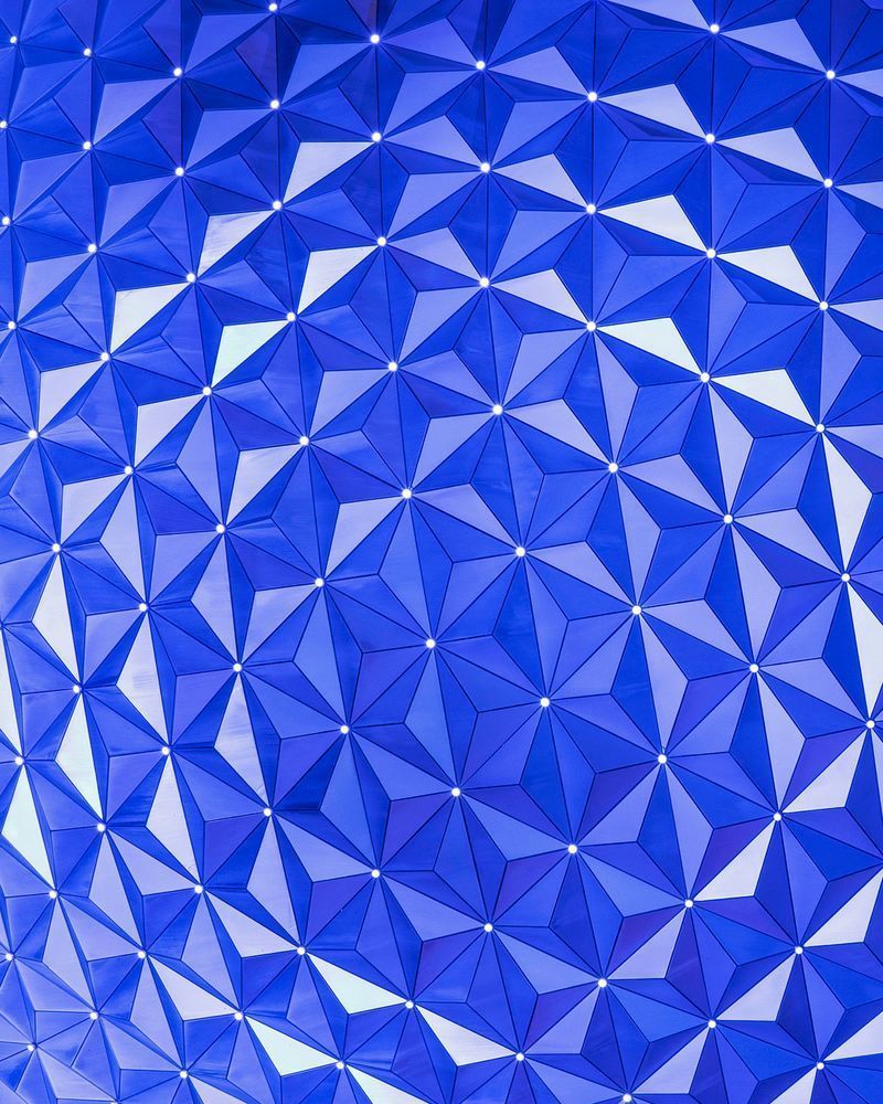 Cobalt - Modern Disney Abstract Print