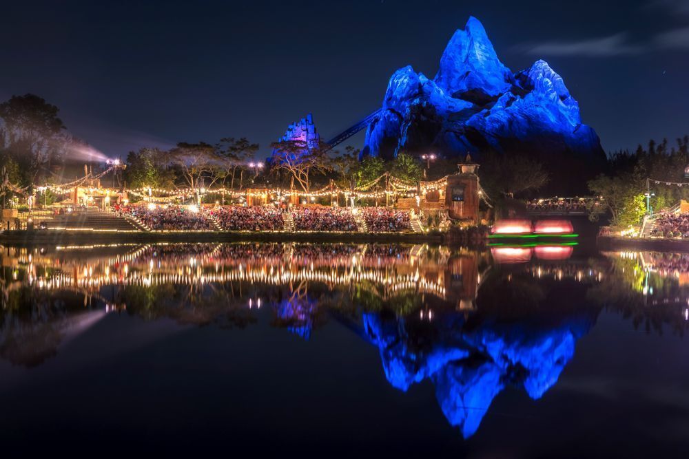 Blue Everest Reflection Disney Art by William Drew Photography