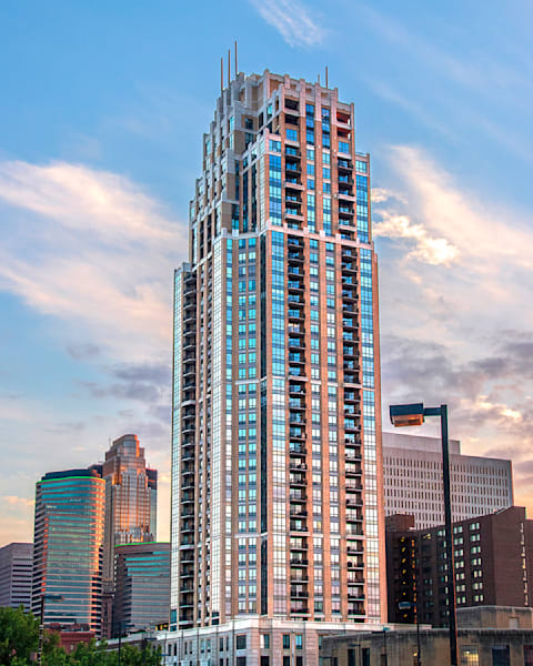 Carlyle Skyline at Twilight - Modern Minneapolis Photography