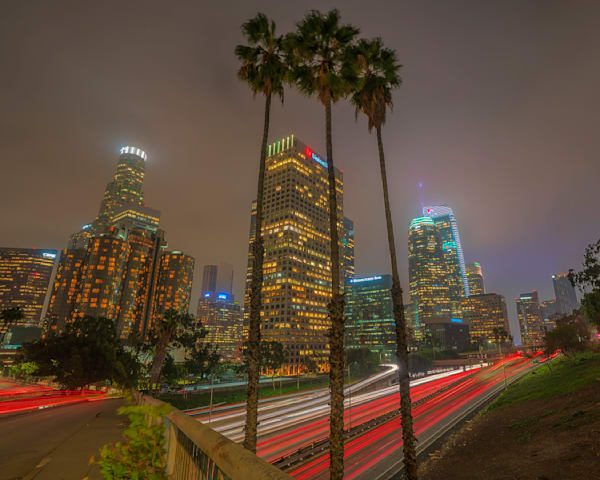 City of Lights - Los Angeles Night Skyline Photography