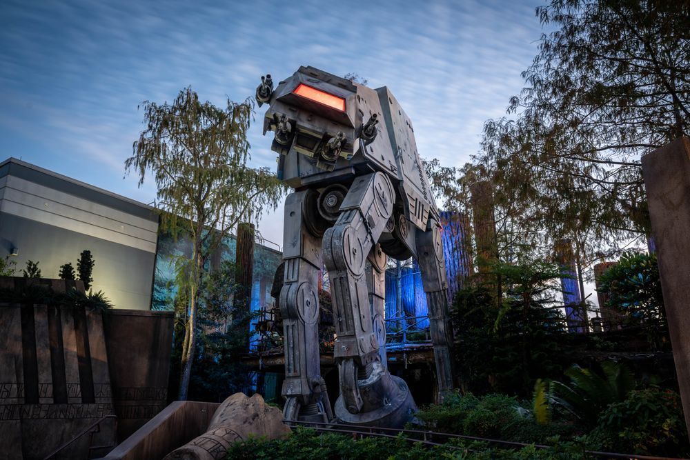 At-At Walker at Star Tours Star Wars Art by William Drew Photography