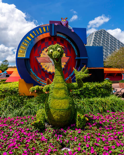 Figment Topiary at Imagination Disney Art by William Drew Photography