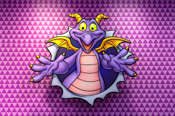 Gift Shop Figment Epcot Center Disney Art by William Drew