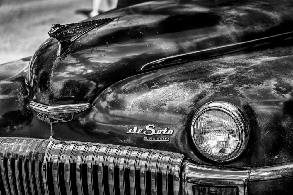 DeSoto Fluid Drive at the Fair Black and White Saint Paul Art by William Drew Photography