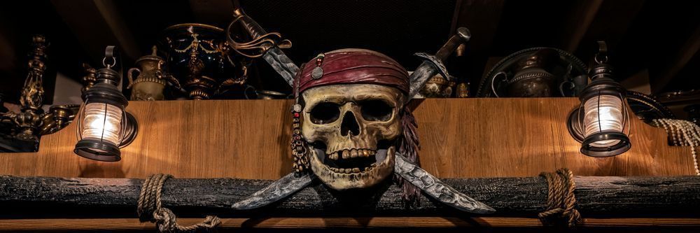Jolly Roger At Pirates Of The Caribbean Photography Art | William Drew Photography