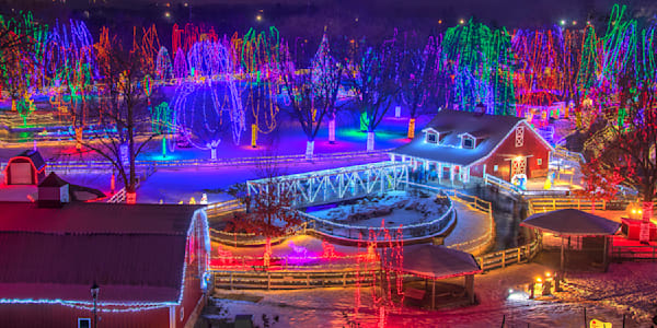 Enchanted Kiwanis Christmas Lights - Winter Photography