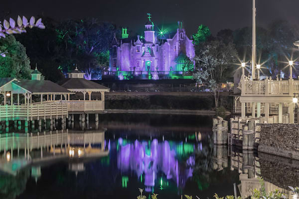 Haunted Mansion Reflection 3 Disney Art by William Drew Photography