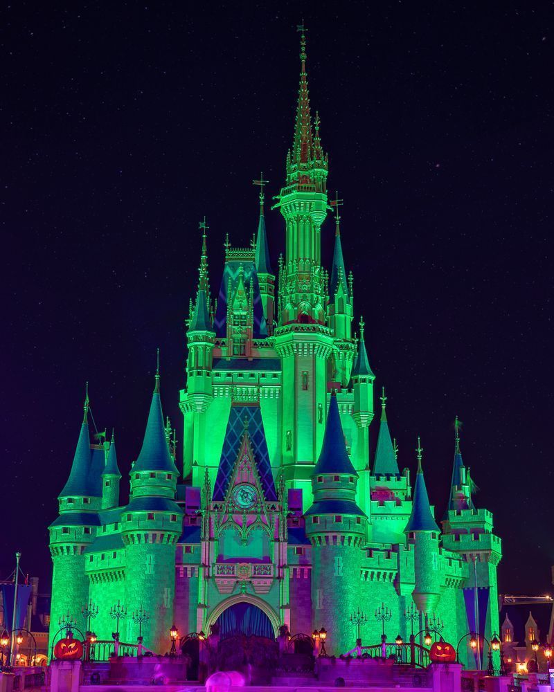 Haunted Green Castle Disney Art by William Drew Photography