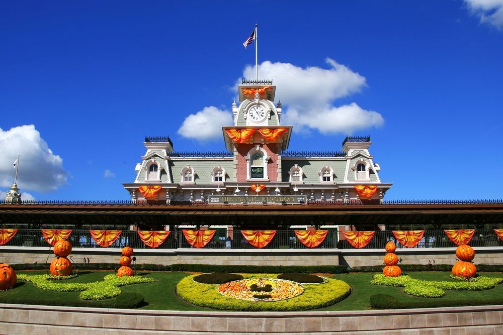 Halloween Train Station Disney Art by William Drew Photography
