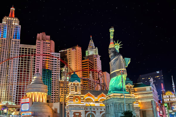 New York Nevada - Las Vegas Statement Wall Art