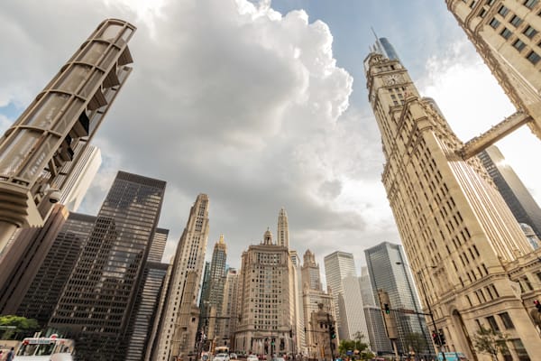 North Michigan Avenue Chicago - Chicago Skyline Pictures for Sale