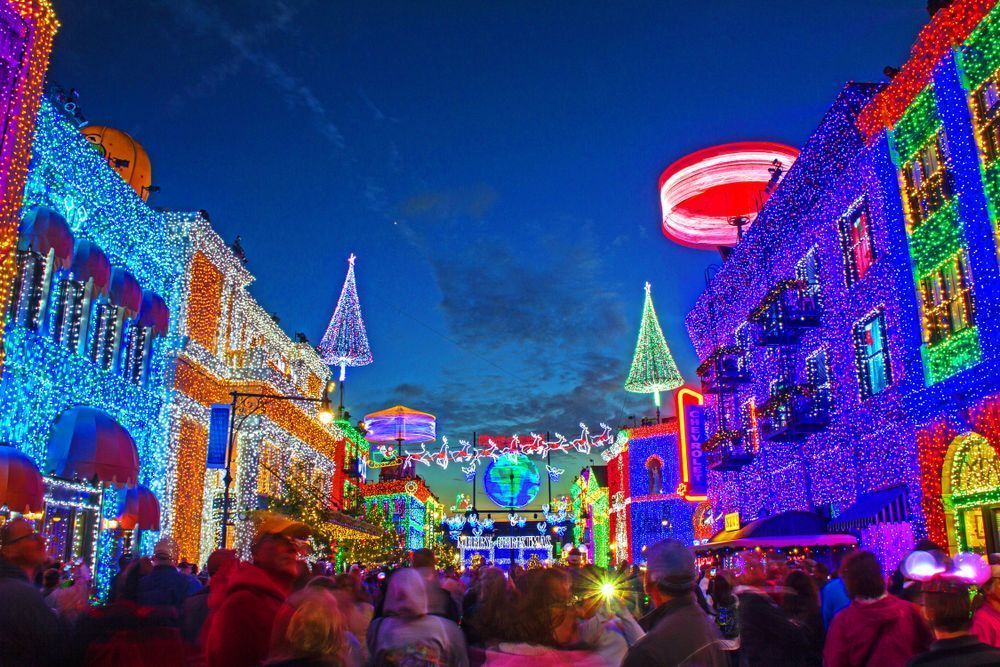 Osborne Family Lights Blue Disney Art by William Drew Photography