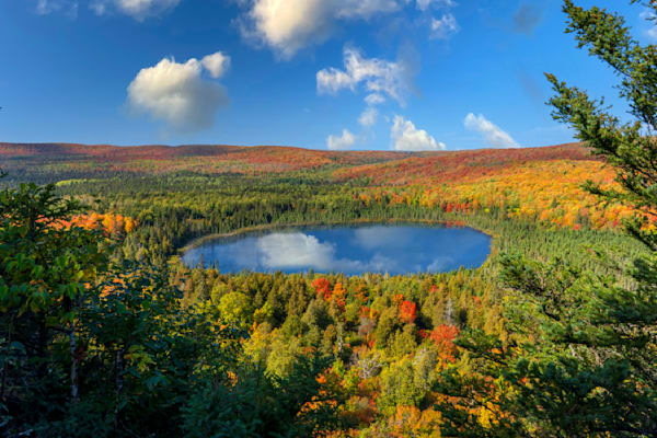 Oberg Lake Autumn Reflections — Minnesota North Shore