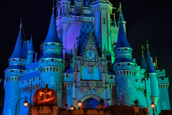 MNSSHP Castle and Pumpkin 6 Disney Art by William Drew Photography