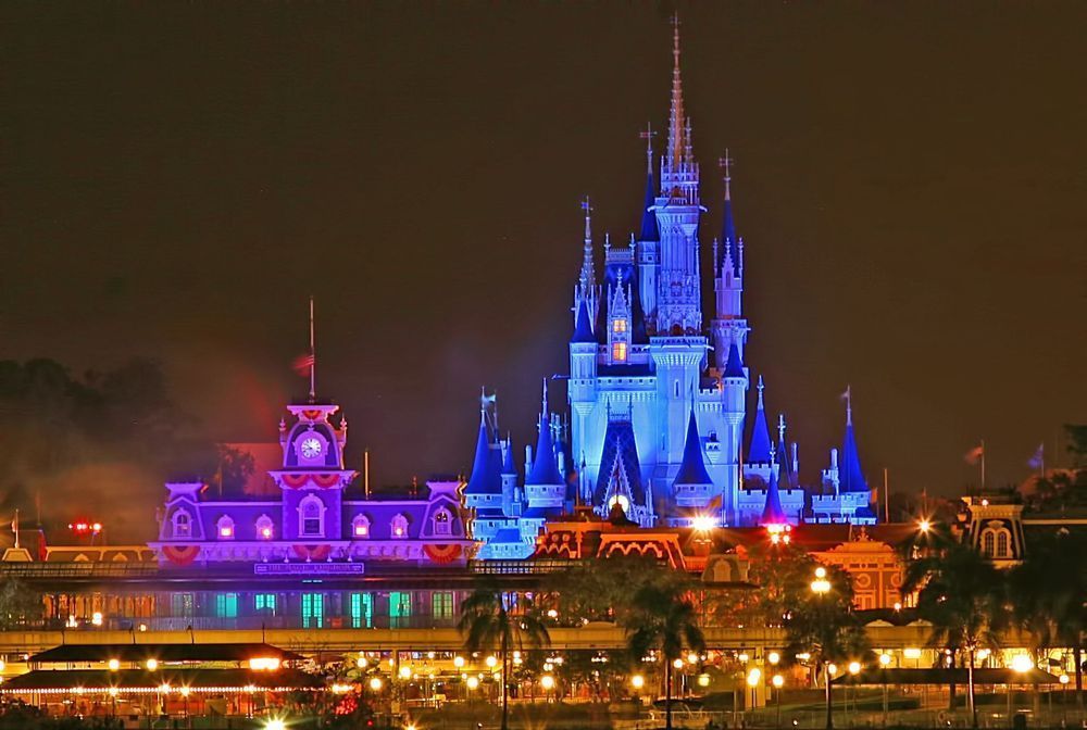 Magic Kingdom Halloween Disney Art by William Drew Photography