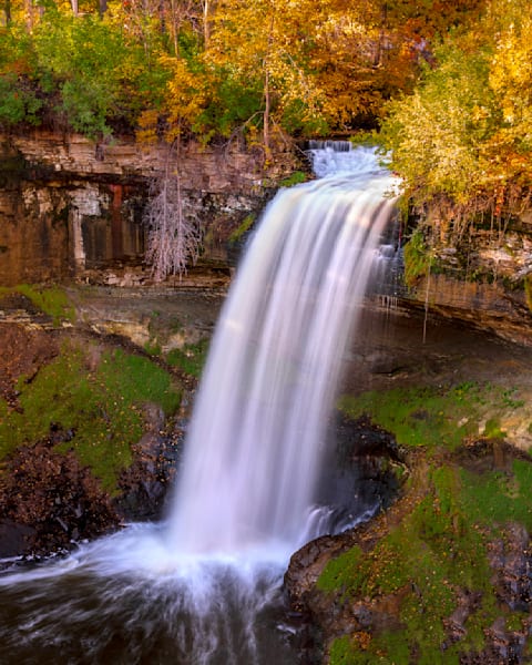 Minnehaha Autumn Morning 4 Minneapolis Art by William Drew Photography