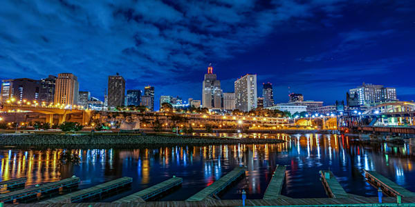 Raspberry Island and the City of St Paul Saint Paul Art by William Drew Photography