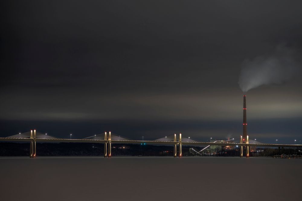 St. Croix Crossing Winter Print | Stillwater Minnesota Wall Art