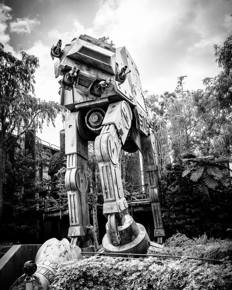 Star Tours At At Walker Black And White Photography Art | William Drew Photography