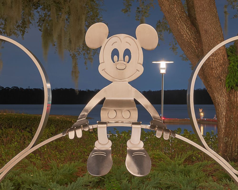 Stainless Steel Mickey Closeup Disney Art by William Drew Photography