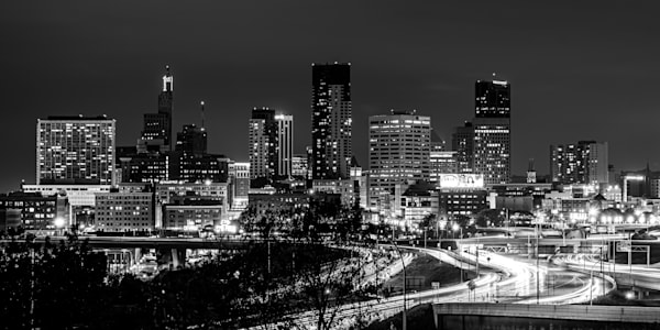 Summer Nights In Saint Paul Black And White Photography Art | William Drew Photography