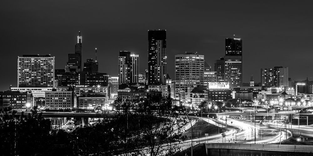 Summer Nights In Saint Paul Black And White Photography Art | William Drew Photography