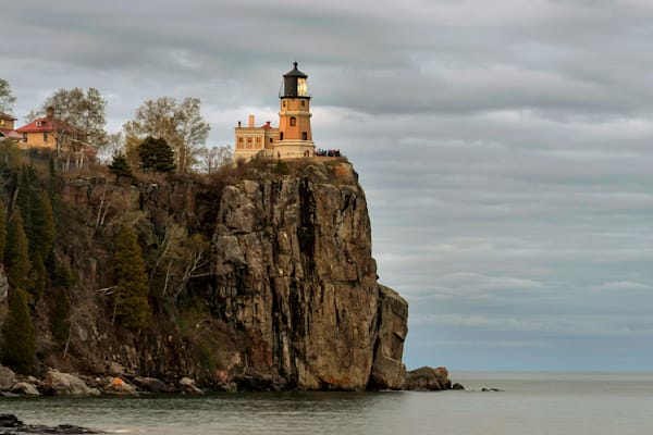 Split Rock Lighthouse Beacon Lit Minnesota Art by William Drew Photography