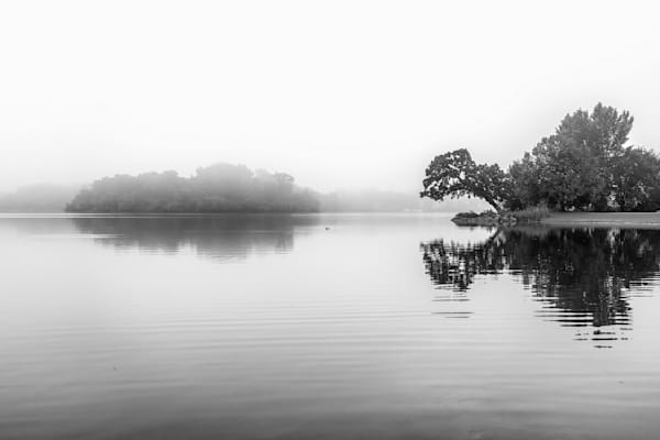 Spectral Reflections of Medicine Lake - Monochrome Photography