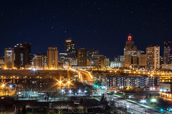 Saint Paul Skyline from the South Saint Paul Art by William Drew Photography