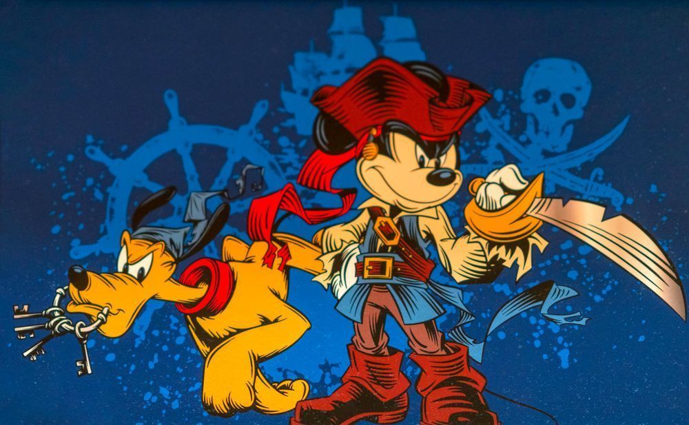 Pirate Mickey Photography Art | William Drew Photography