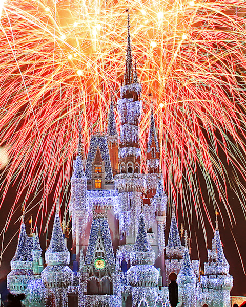 White Christmas Wishes Disney Art by William Drew Photography