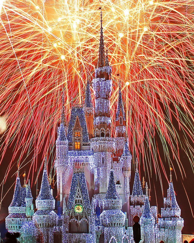 White Christmas Wishes Disney Art by William Drew Photography