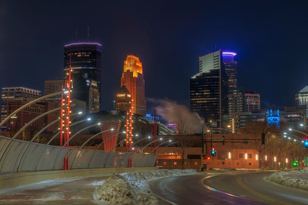 Where the City Rises | Sharon Sayles Belton Bridge Minneapolis Wall Art