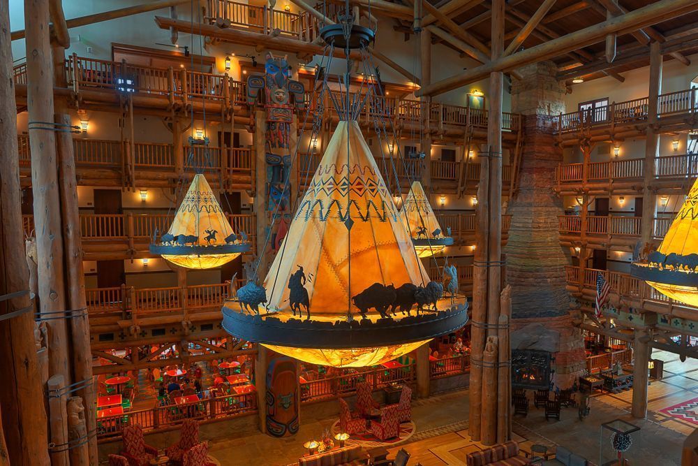 Wilderness Lodge Lobby Disney Art by William Drew Photography