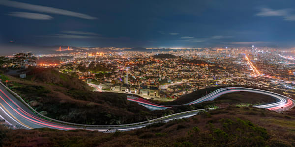 City of Bridges: San Francisco at Night – Fine Art Cityscape by William Drew Photography