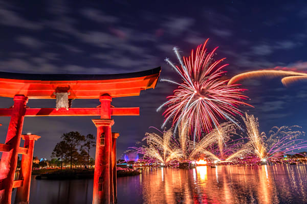 Torii Gates Illuminations Disney Art by William Drew Photography