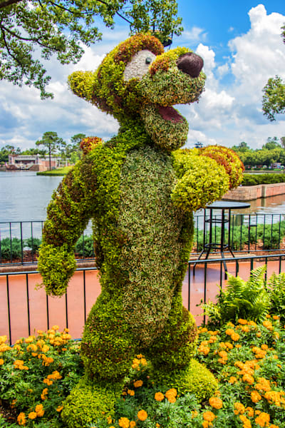 Topiary Tigger Disney Art by William Drew Photography