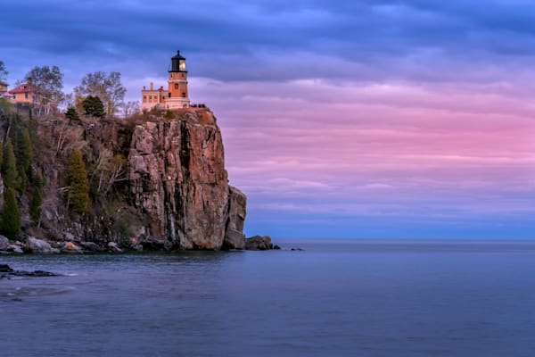 The Beacons Glow at Split Rock Lighthouse 1 Minnesota art by William Drew Photography